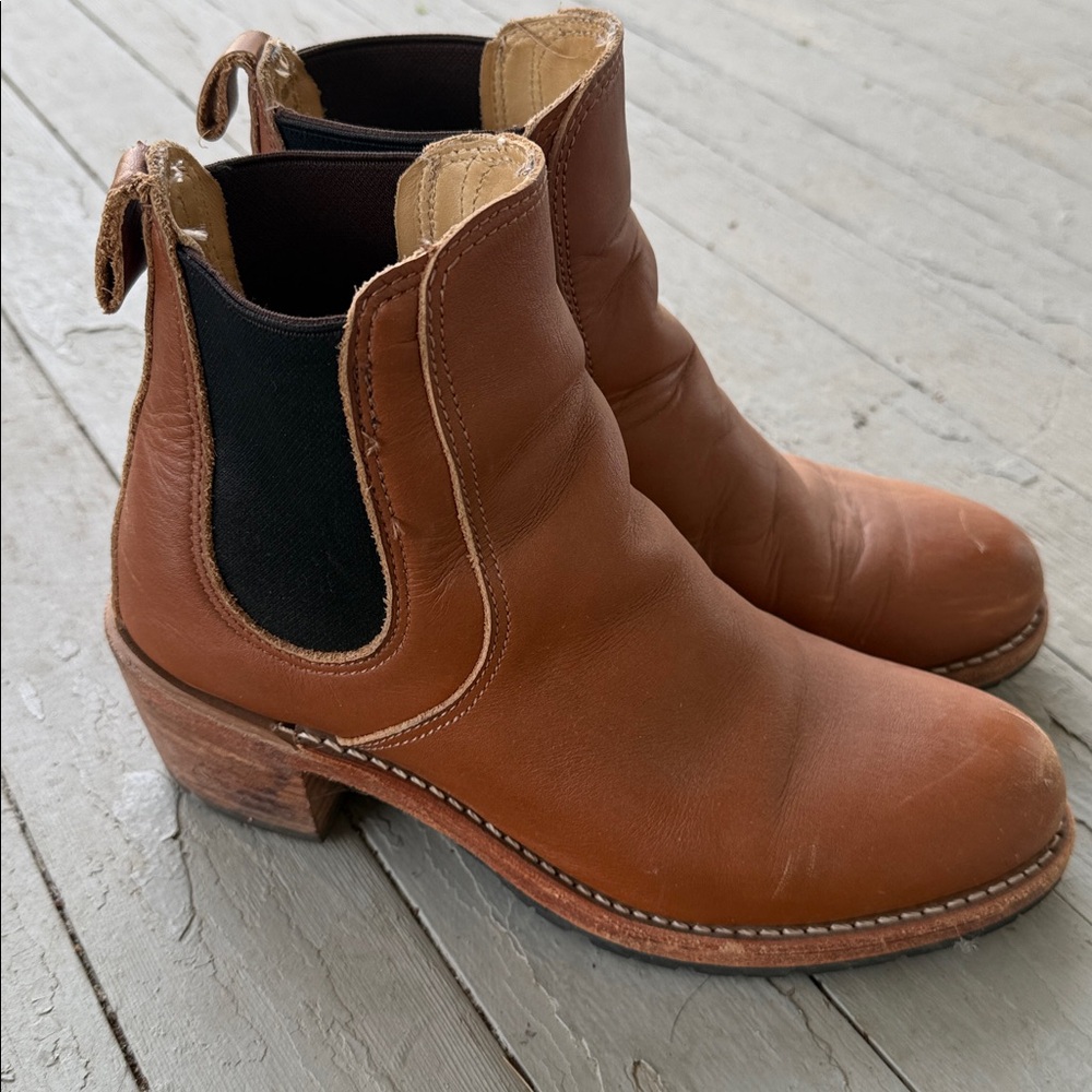 Red wing vibram Brown Leather Chelsea Boots 10 B - Picture 3 of 9